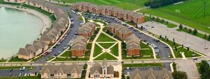 Aerial View of Flint Village