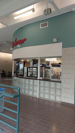 The original front for Mrs. Rich's Corner Cafe, now replaced by Bulls on the Run