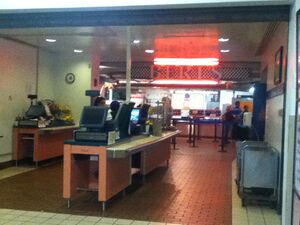 The entrance and inside of Bert's, taken back in 2012