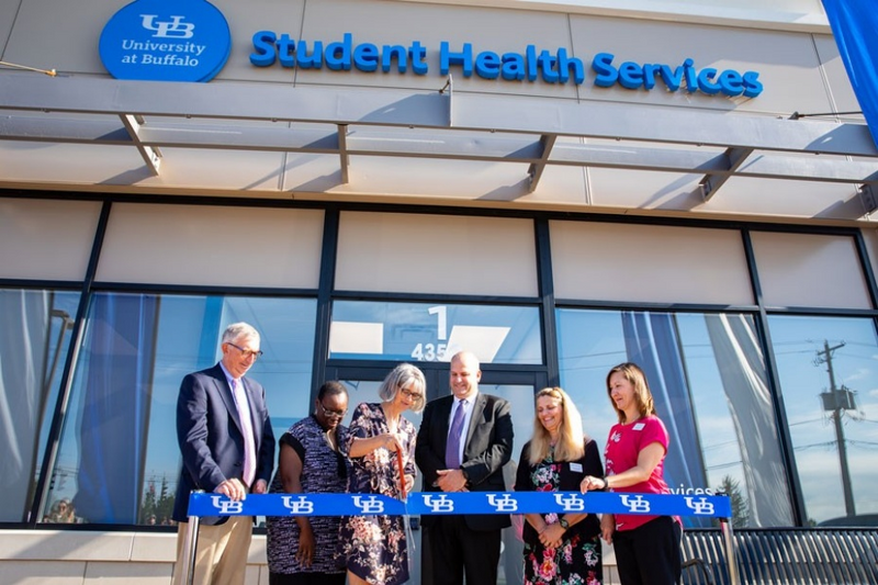 File:UB Maple Road Student Health Services Ribbon Cutting.png
